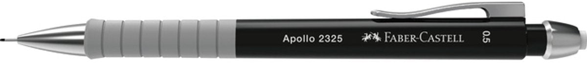 Faber-Castell vulpotlood - apollo - 0.5mm - zwart - fc-232504