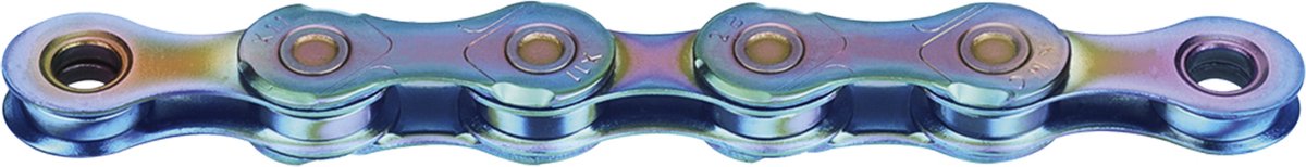 KMC X11 waxed - aurora blue