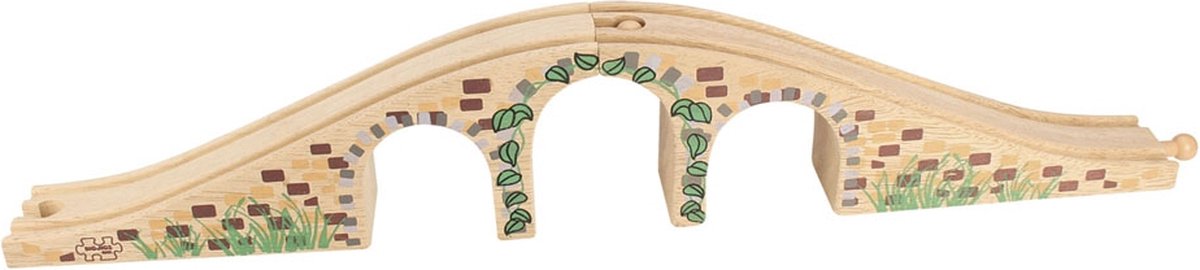 BIGJIGS houten rails - brug met 3 bogen