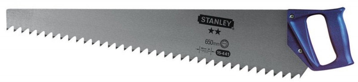 STANLEY gasbetonzaag 650mm - 1.2t inch