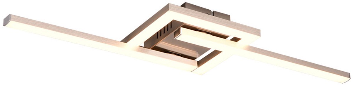 RL LIVE YOUR LIGHT Reality viale - plafondlamp - nikkel mat - incl. 1x smd 17w - draaibaar
