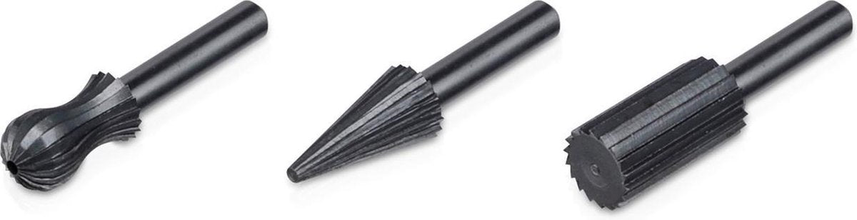 Kreator - accessories - krt017005 - roterende raspen - hout-metaal - 3 st.