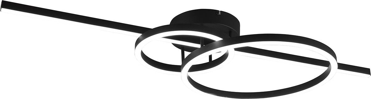 TRIO Plafondlamp leuchten montilla zwart