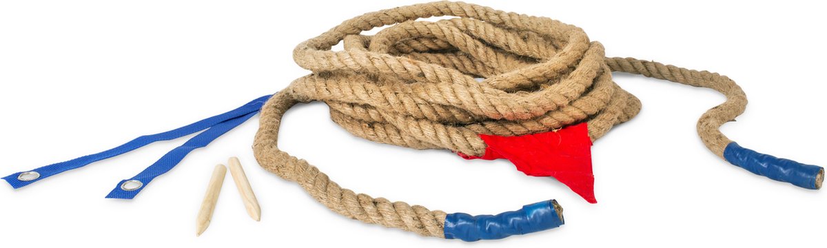 BS Toys touwtrekken – 10 meter lang touw met opbergtas – sportief buitenspel voor kinderen vanaf 6 jaar