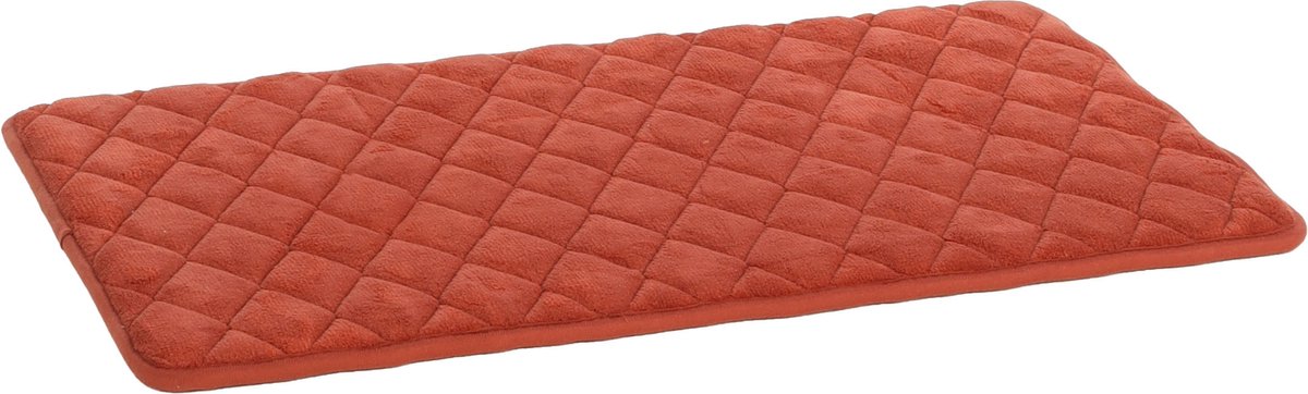 Flamingo Hondenkussen - orthopedisch hondenkussen - benchkussen memory foam - weimar cognac s - premium comfort voor hondenbench - antislip - 70,5cm
