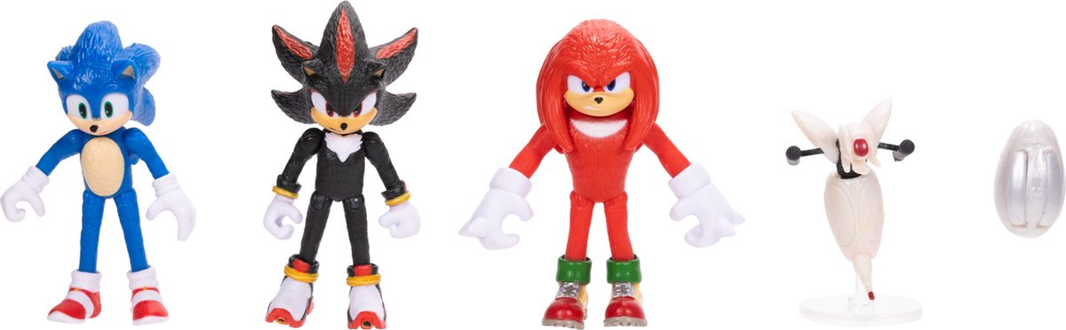 Jakks Sonic movie, sonic 6 cm action figures multipack w1