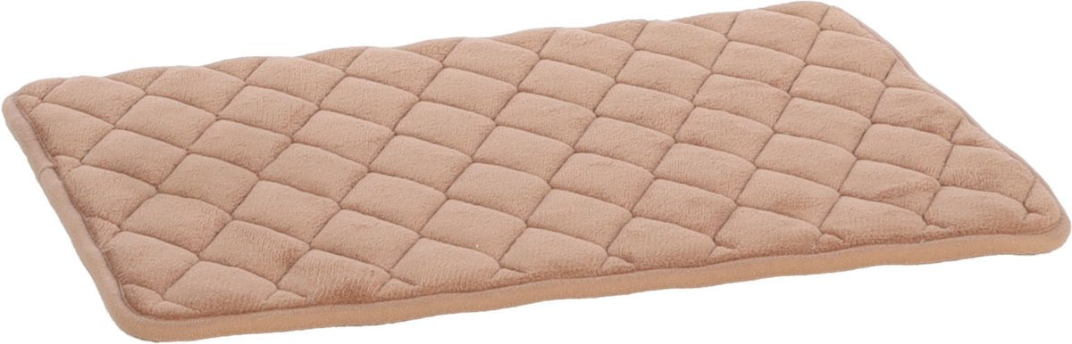 Flamingo Hondenkussen - orthopedisch hondenkussen - benchkussen memory foam - weimar beige xs - hoogste kwaliteit ligcomfort - antislip - 55,5cm