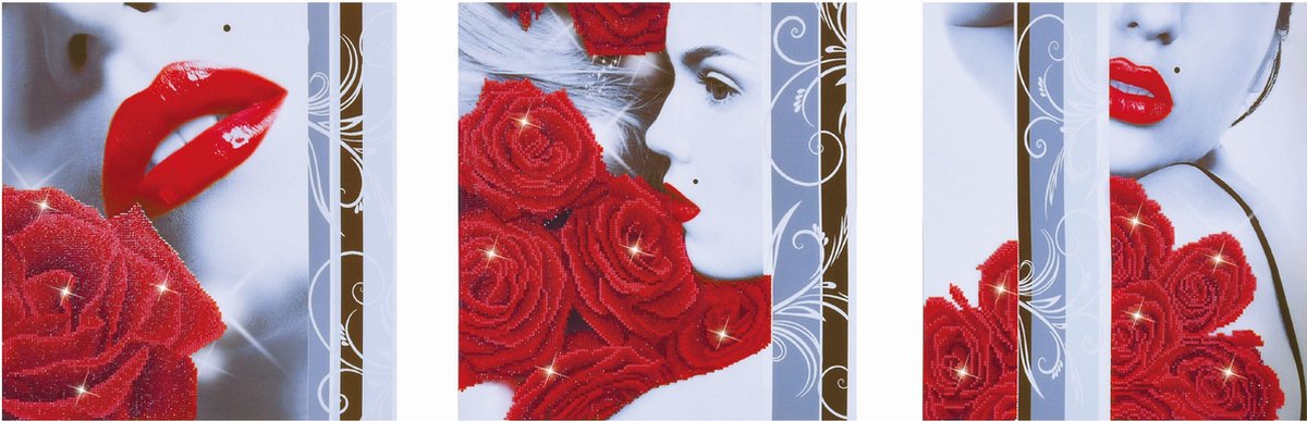 DIAMOND DOTZ® rose romance - diamond painting (150x55 cm)