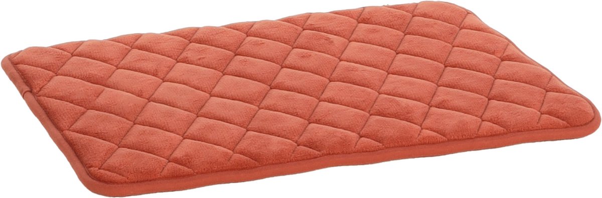 Flamingo Hondenkussen - orthopedisch hondenkussen - benchkussen memory foam - weimar cognac xs - hoogste kwaliteit ligcomfort - antislip - 55,5cm