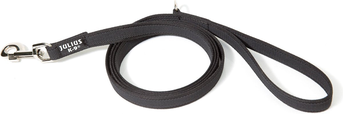 Julius K9 - anti slip lijn - 14 mm x 1,8 m - zwart