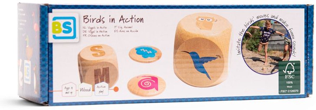 BS Toys vogels in actie hout - kinderspel