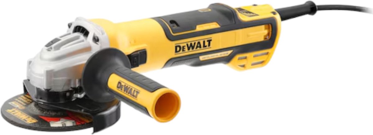 DeWalt dwe4357-qs - 1700w 125mm haakse slijper elektronisch instelbaar - dwe4357-qs