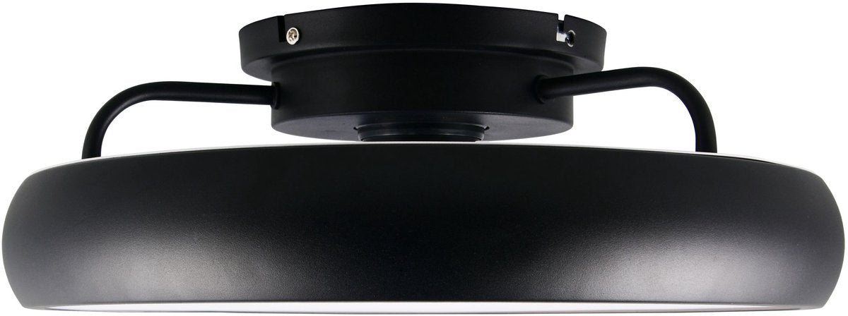 RL LIVE YOUR LIGHT Reality muonio - ventilator - zwart mat - incl. 1x smd 20 w - afstandsbediening - geintegreerde dimmer - traploos instelbare lichtkleur - geheugenfunctie - 3 snelheidsinstellingen - zomer- en wintermodus