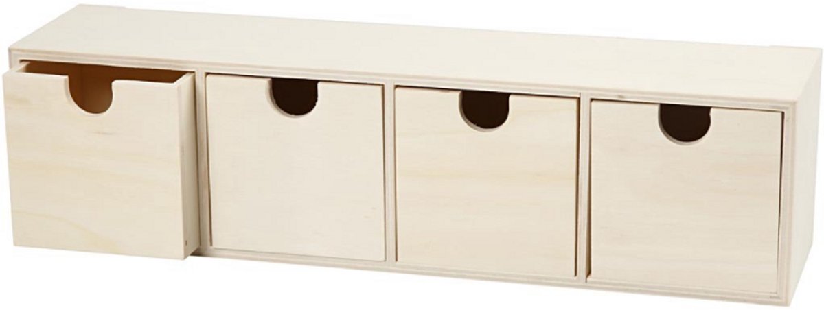 Creativ Company houten ladekast 9,2x34,7 cm