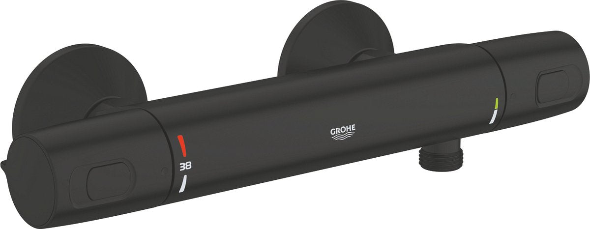 GROHE precision trend thermostatische douchemengkraan - waterbesparend - matte black