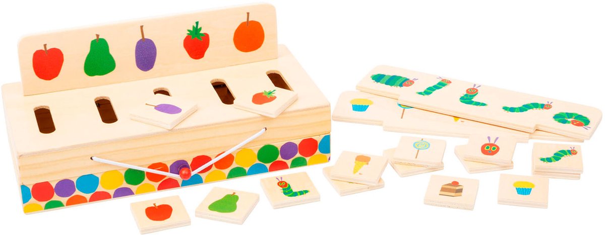 Small Foot - rupsje nooitgenoeg afbeeldingen sorteerbox