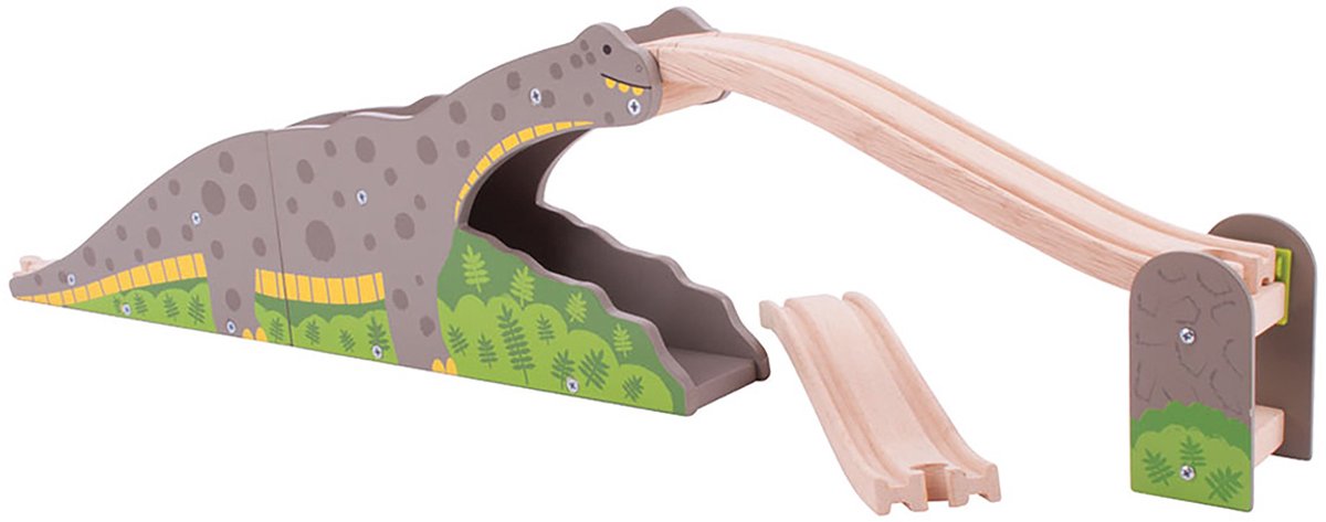BIGJIGS Houten dino brug