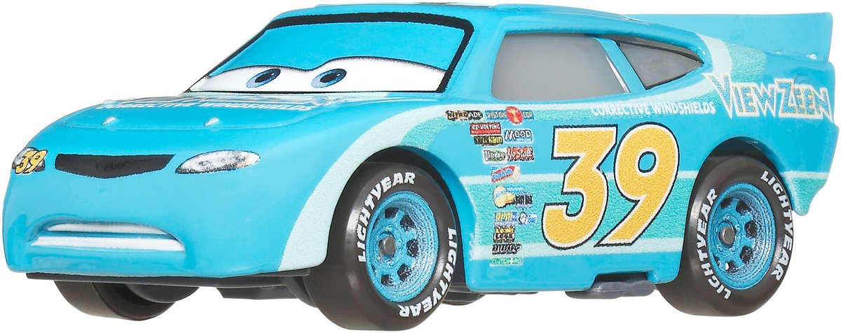 Disney Pixar Cars auto - blauwe metalen auto voor 3+ jaar - jdl71