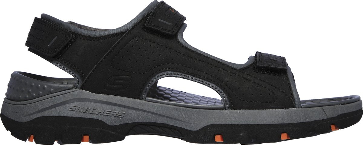 Skechers tresmen - garo heren sandalen - zwart