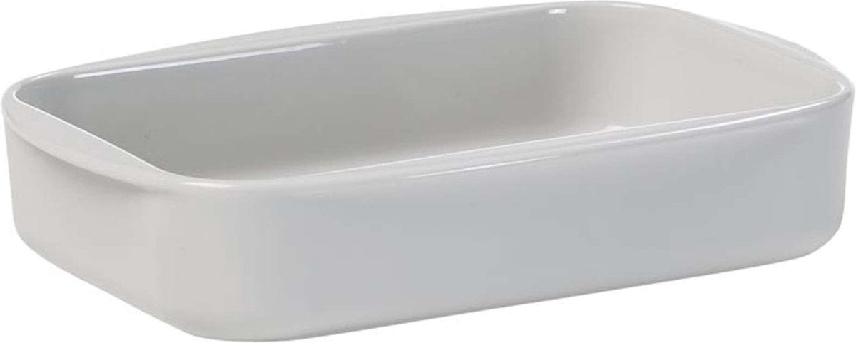 Eva Trio - legio nova ovenschaal 24x17 cm - porselein - zilver -