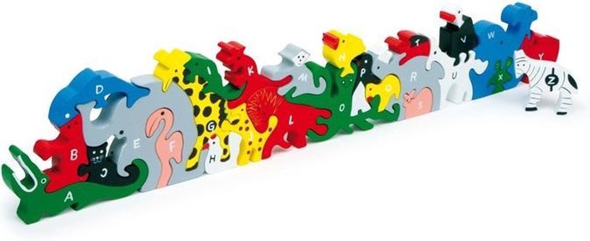Small Foot - dieren letters en cijfers balansspel, 26dlg.