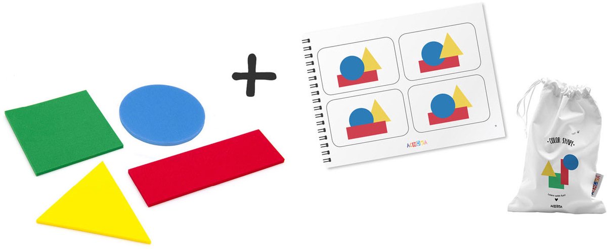Meli Vormen herkennen spel foam educatief speelgoed voor kinderen.