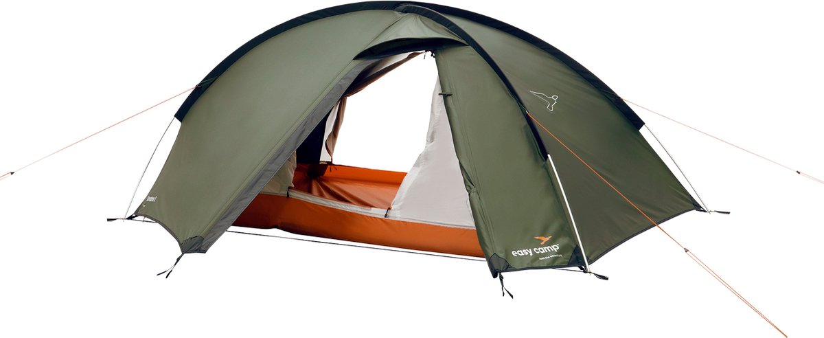 Easy Camp rondane 2 tent 2 persoons lichtgewicht koepeltent aluminium stokken groen