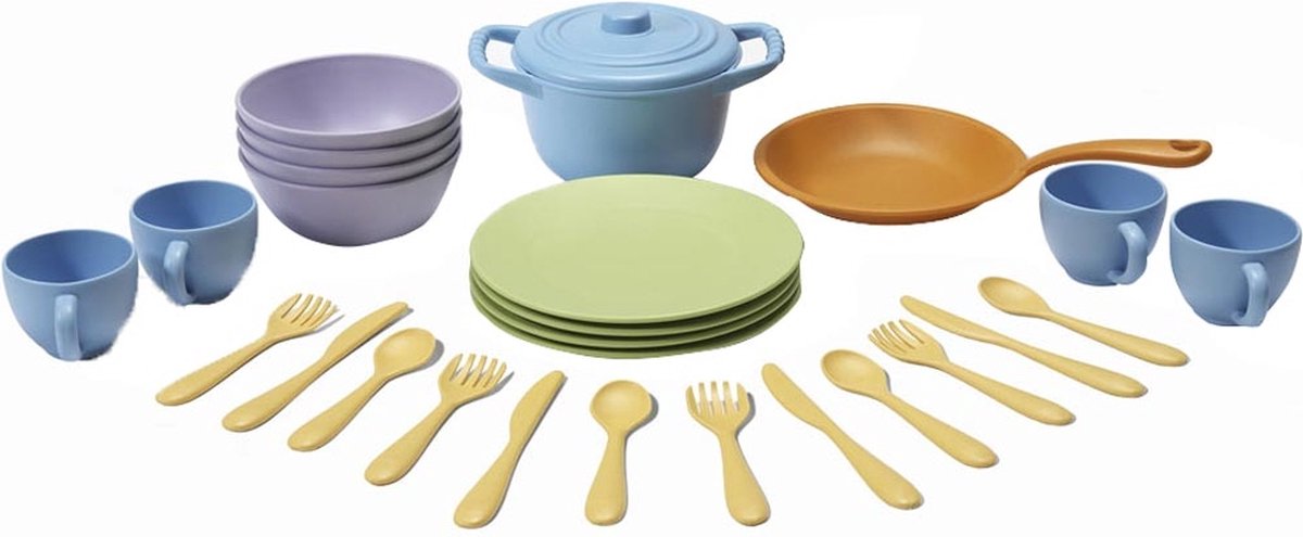 Green Toys Kook en diner set - gerecycled