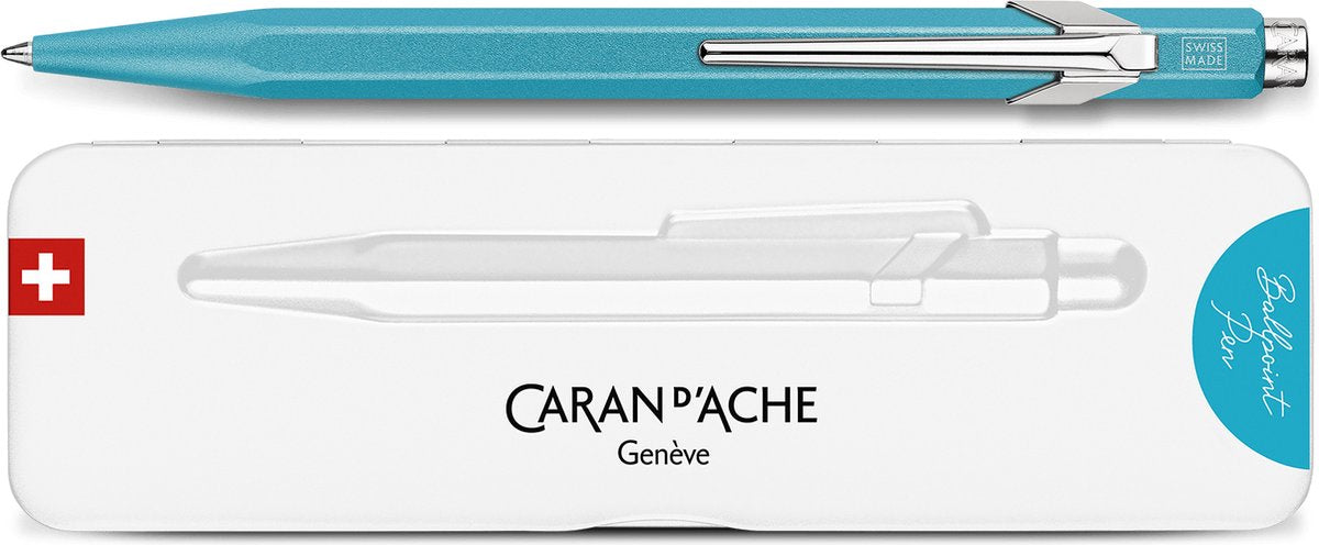 Caran D'ache colormat-x balpen turquoise