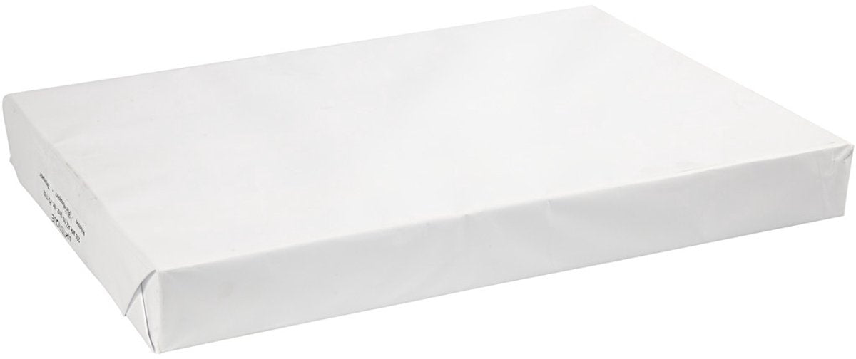 Creativ Company Papier - tekenpapier - hobbypapier - wit - diy, knutselen, tekenen - a2 - 42x60cm - 160 grams - 250 vellen