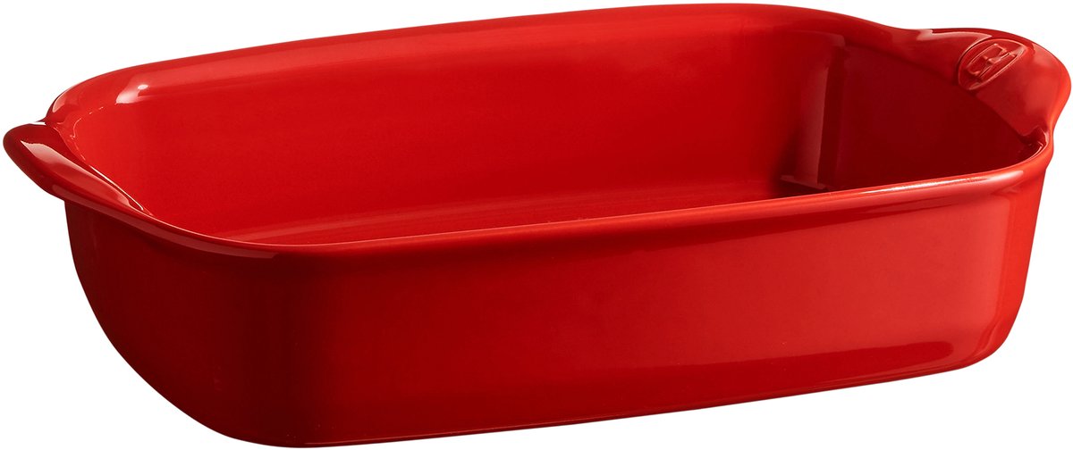 Emile Henry schaal rechthoekig e-box - 300x190mm - grand cru