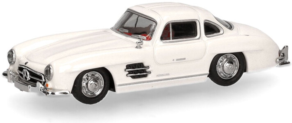 Herpa Mercedes benz 300 sl (vleugeldeur), wit