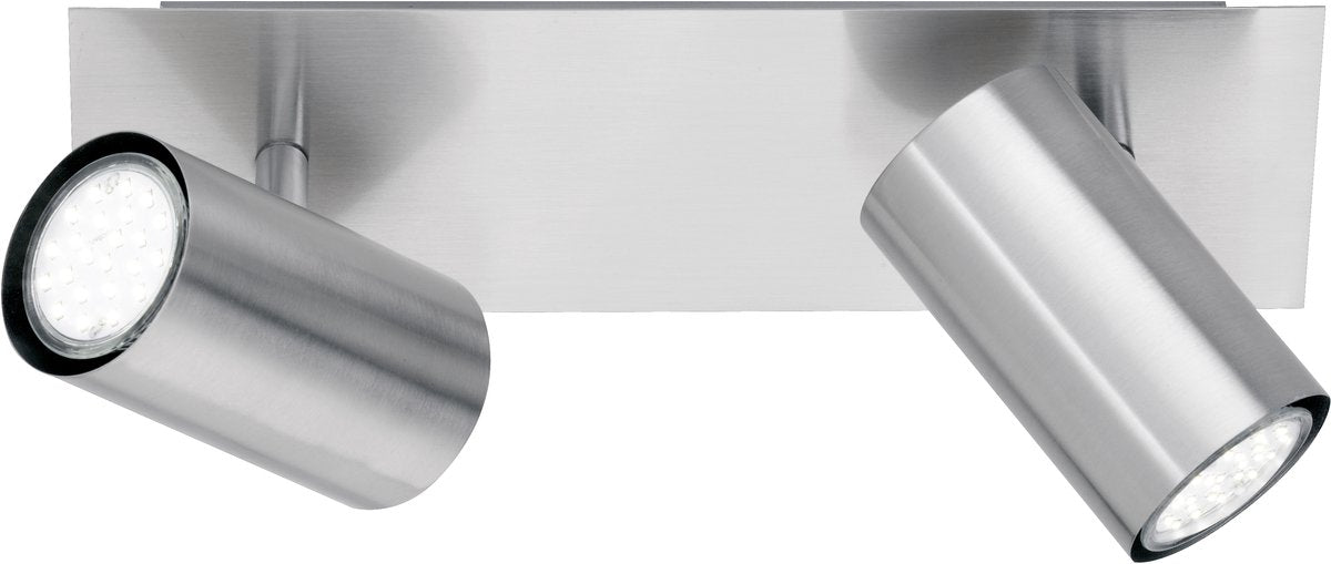 TRIO marley - spot - nikkel mat - excl. 2x gu10 3w