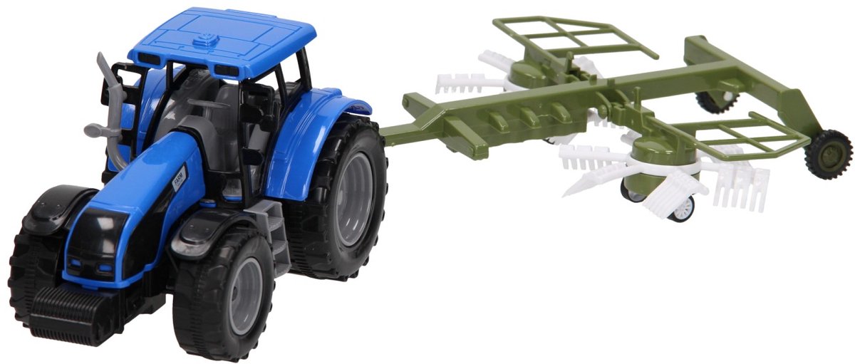 Lobbes Speelgoed BV Tractor met hooischudder 1:32