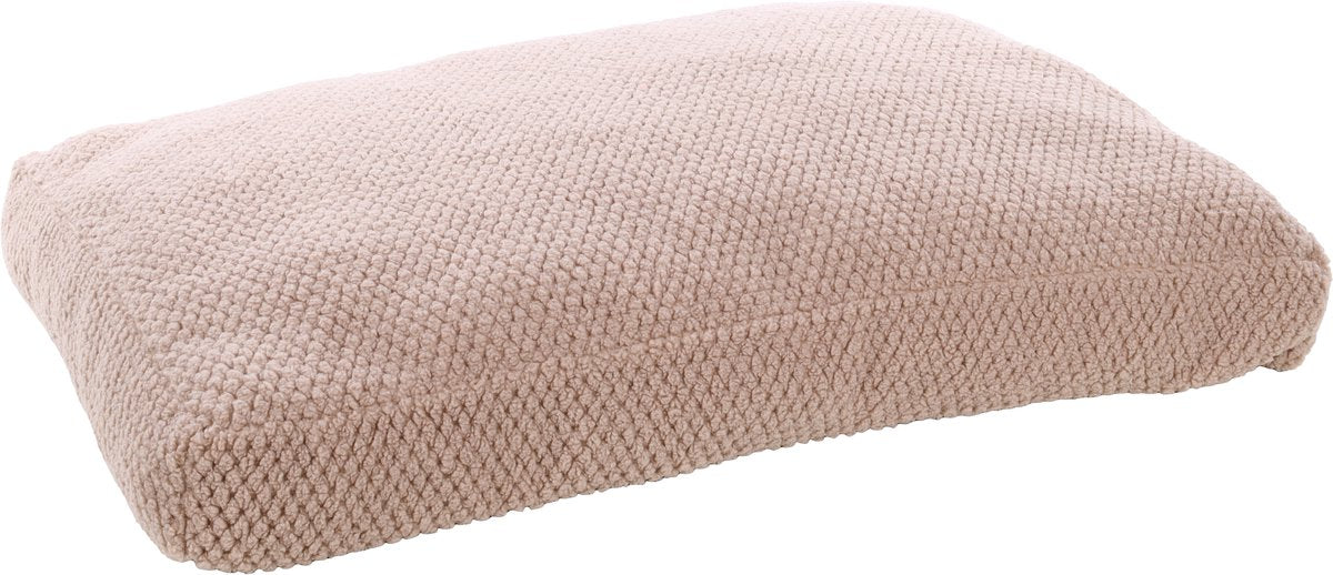 Flamingo Hondenkussen – kattenkussen – hondenbed kattenbed – jacquard taupe – 100x70x12 cm – luxe comfort voor groot klein