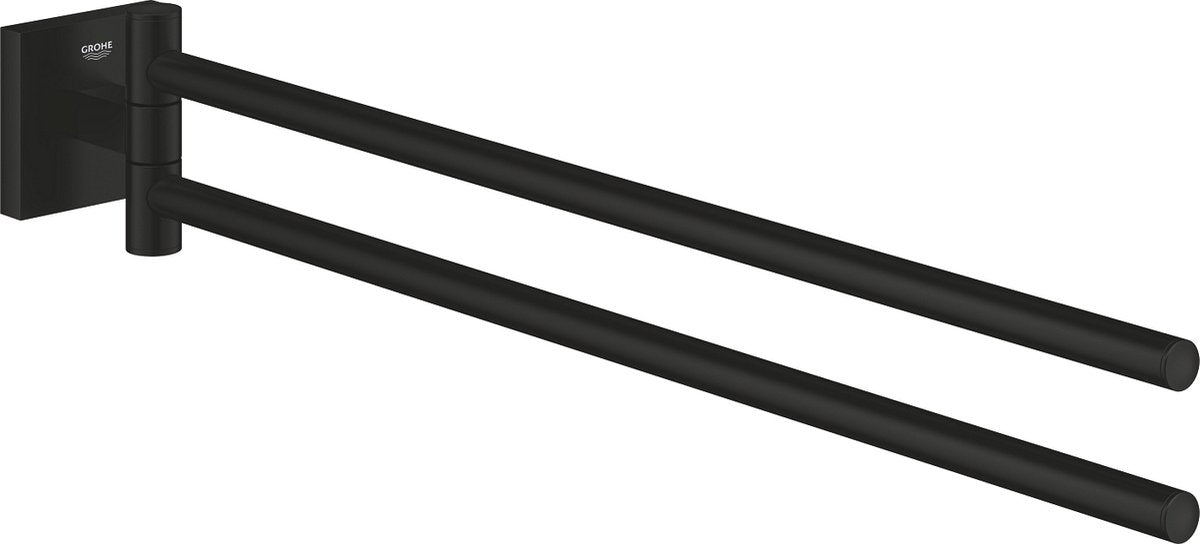 GROHE quickfix start cube handdoekhouder - 438 mm - draaibaar - matte black