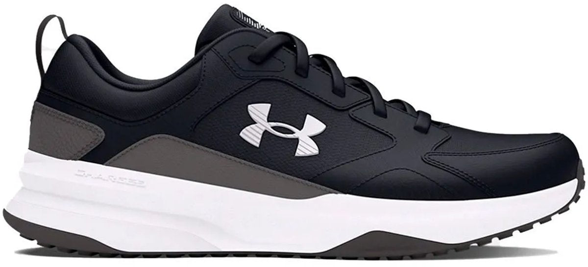 Under Armour ua charged edge-blk heren sportschoenen - zwart - castlerock - wit