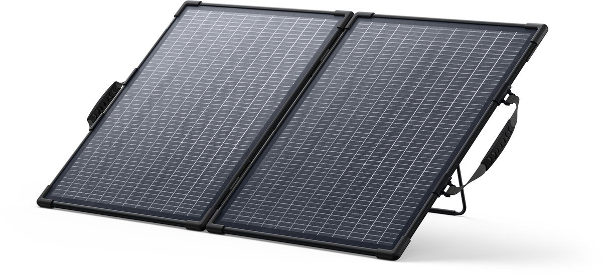 ANKER SOLIX ps100 – bifacial portable solar panel – 100w vermogen – dubbelzijdige efficiëntie – draagbaar weerbestendig