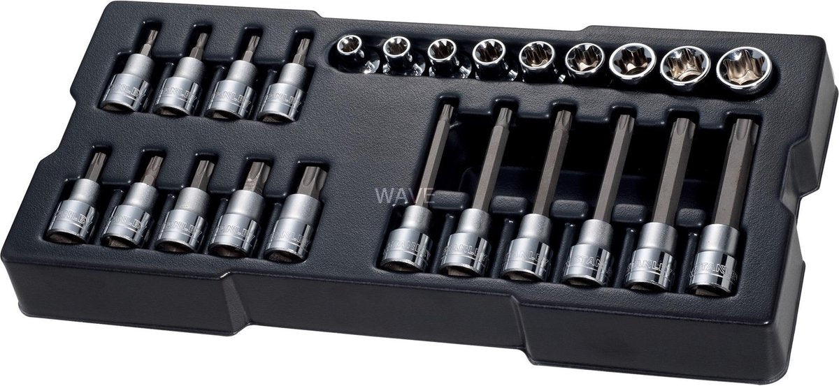 STANLEY transmodule torx bitset 1 2 zeskant 24-delig