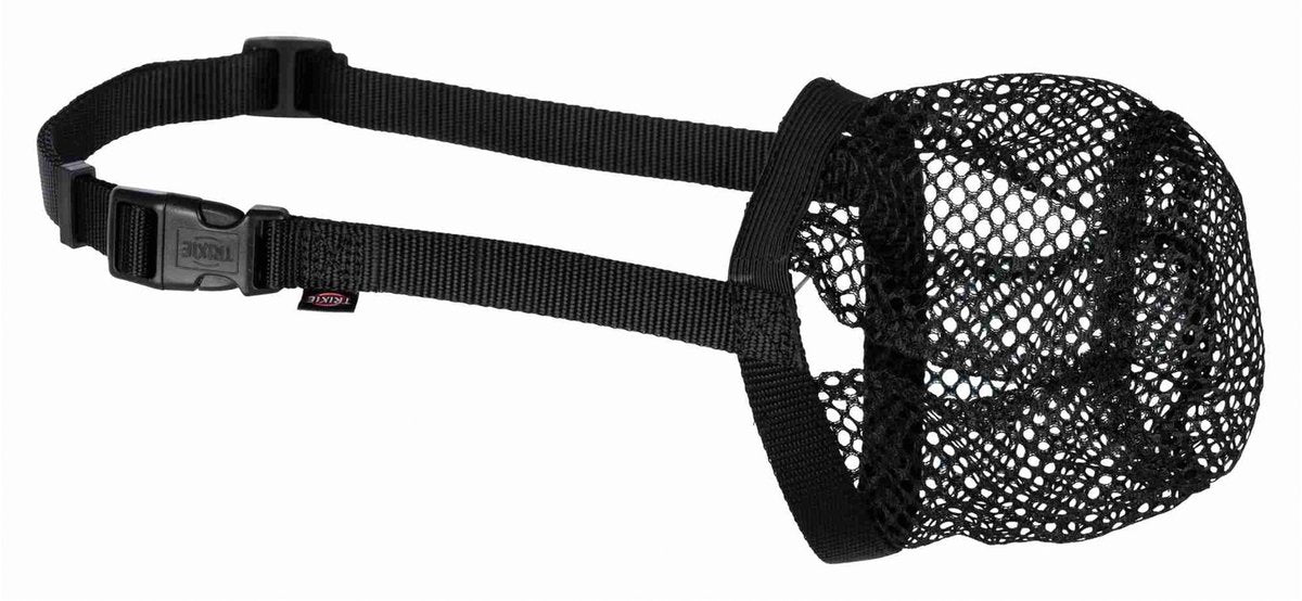 Trixie anti-lokaas snuitje - maat m-l - 22 tot 46 cm nekriem - 27 cm snuitje