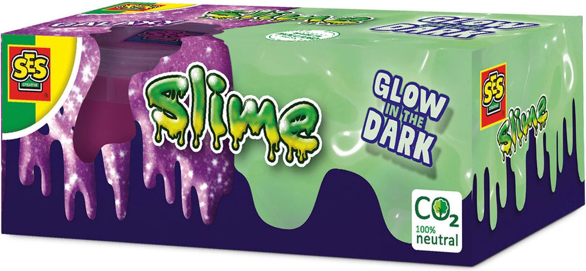 SES Creative Ses slime - glow in the dark 2x120gr