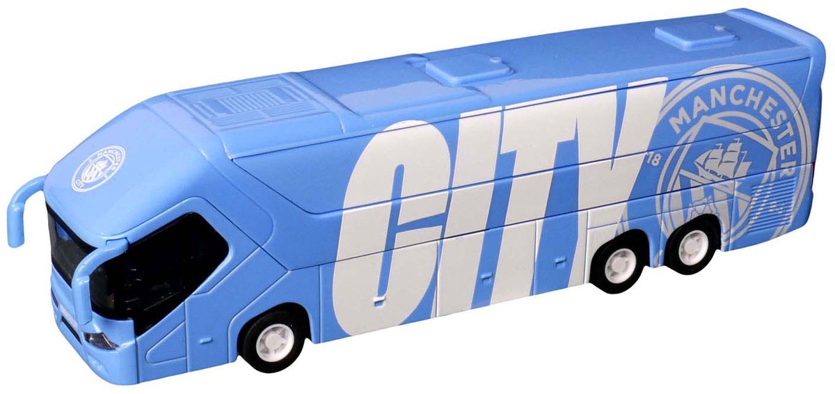 Van Der Meulen Manchester city fc team bus