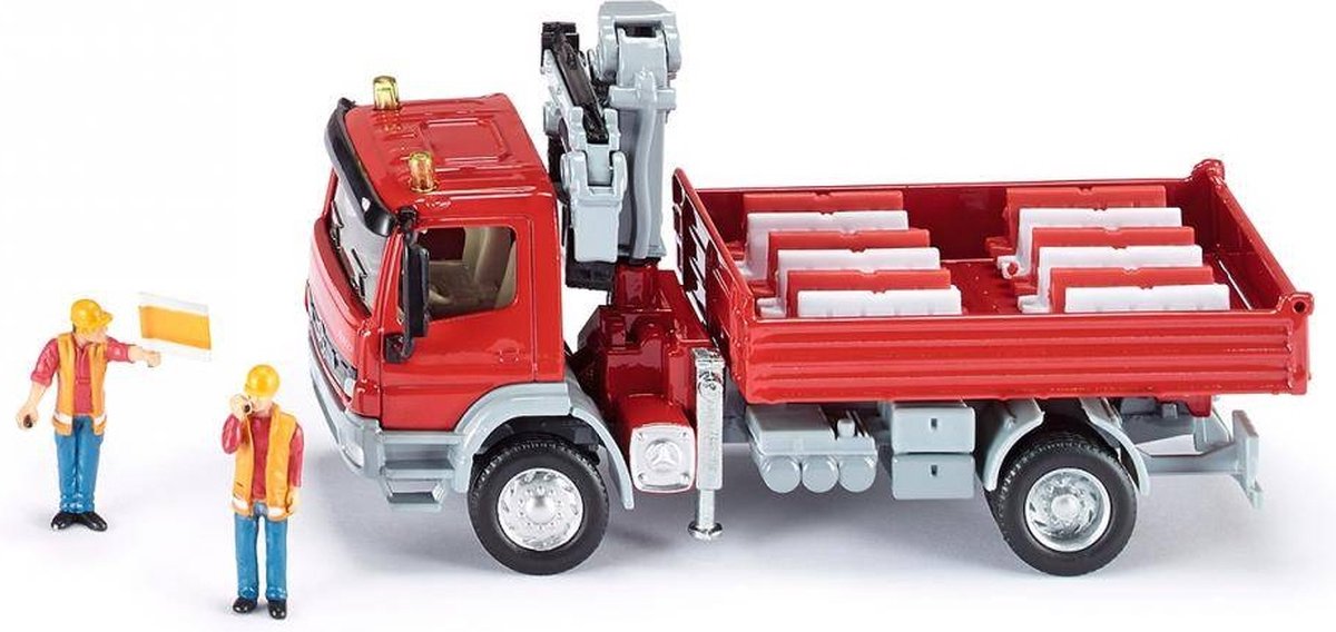 SIKU 3534, mercedes altego met kraan, schaal 1:50, metaal kunststof