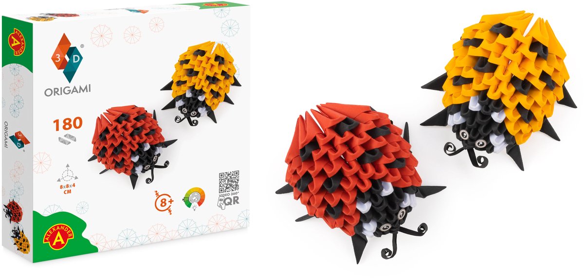 Alexander Toys Origami 3d lieveheersbeestjes - origami 3d