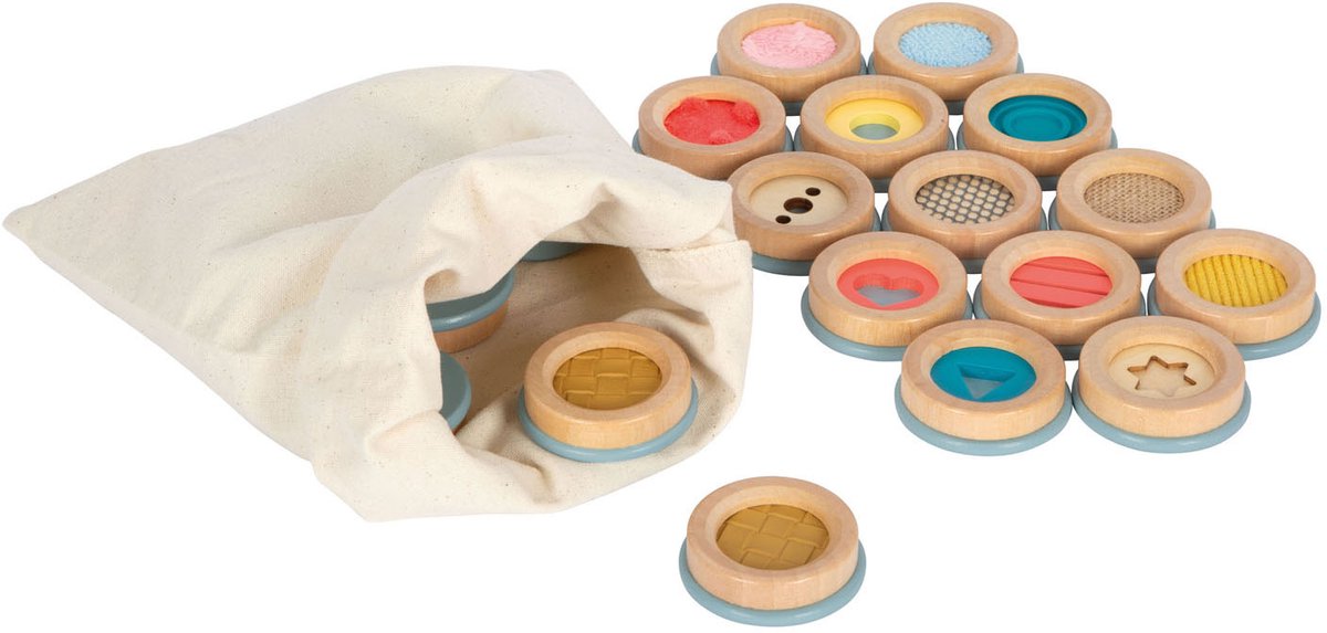 Small Foot - sensorisch houten geheugenspel sensory