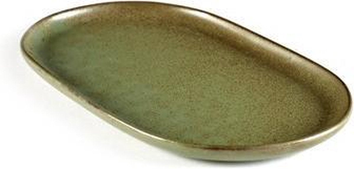 SURFACE BY SERGIO HERMAN : set van 2 tapasborden s camogreen