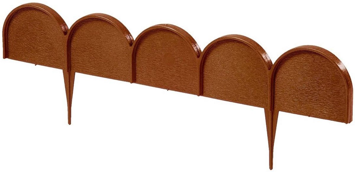 Prosperplast Borderrand gebogen kunststof terracotta - 10 m