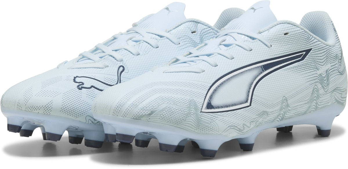 PUMA ultra 6 play fg ag unisex sportschoenen - icy blue- white-blue jewel