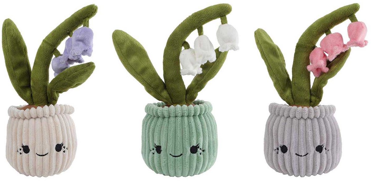 Take Me Home pluche sneeuwklokje knuffel - plant speelgoed 24cm.