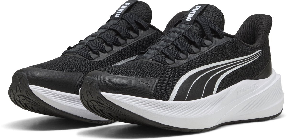 PUMA dasher lite sliptech jr unisex sportschoenen - black- white